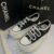 Chanel High Heel Women's Sports Shoes - black