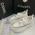 Chanel High Heel Women's Sports Shoes - white