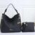 Dior Chic: Duo Delight with Shoulder Bag and Sling - Black