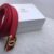 "Chic Simplicity: High-Quality Thin Belts from Hermes and Chanel" - Red