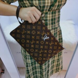 Compact Louis Vuitton, Fendi, and Gucci Clutch Bags