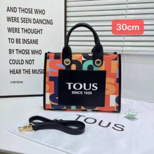 TOUS Tote Bag With Original Box & Sling Strap