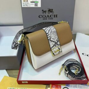 Coach Shoulder Bag with Strap With Box