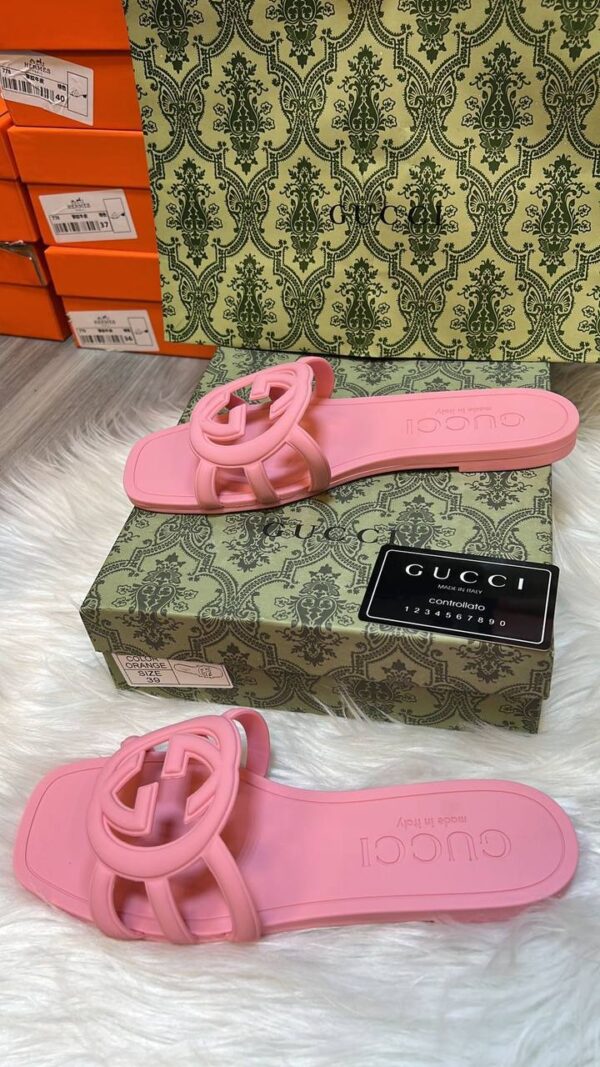 Gucci Flat Slippers With Box