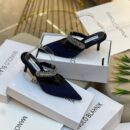 Manolo Blahnik High Heel Slippers With Box - 3