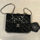 Chanel Vernis Leather Backpack Bag, Size 25 cm, with Box - 4