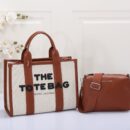 Marc Jacobs Tote Bag – Medium Size 35 cm, 2-in-1 with Crossbody - 18