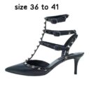 Valentino Patent Rockstud Caged Pump, Size 36 to 41 - 15
