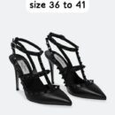 Valentino Patent Rockstud Caged Pump, Size 36 to 41 - 16