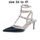 Valentino Patent Rockstud Caged Pump, Size 36 to 41 - 17