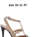 Valentino Patent Rockstud Caged Pump, Size 36 to 41 - 14